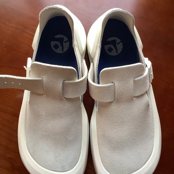 Birkenstock Reykjavik Nubuck Leather Antique White, 39, Like New - Picture 5 of 5